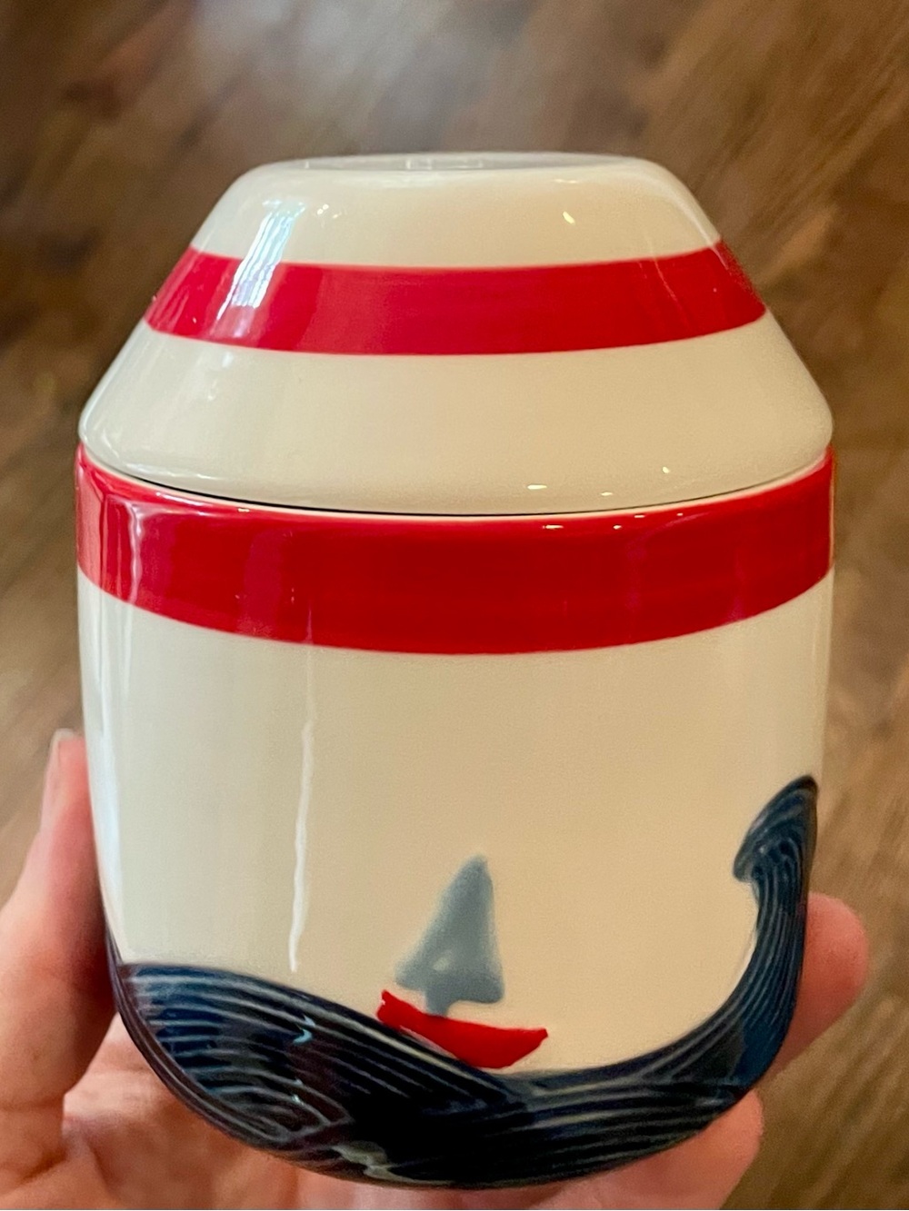 Anthropologie Butter Bell Sailboat Sailing Dish